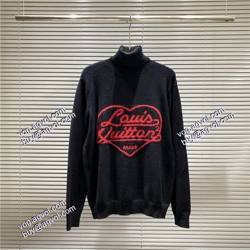 落ち着いた感覚 LOUIS VUITTONスーパーコピー 2021秋冬 ルイ ヴィトン LOUIS VUITTON 2色可選 プルオーバー 優美なファー使い