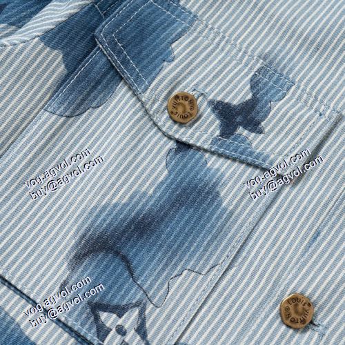 デニムジャケット 風合いが出る 2021秋冬 ルイ ヴィトン LOUIS VUITTON 逸品 LOUIS VUITTONスーパーコピー