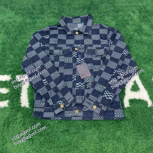 デニムジャケット  2色可選 2021秋冬 ルイ ヴィトン LOUIS VUITTON フェミニンコート 魅力ファッション LOUIS VUITTON偽物ブランド