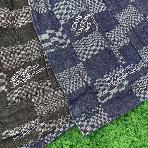 デニムジャケット  2色可選 2021秋冬 ルイ ヴィトン LOUIS VUITTON フェミニンコート 魅力ファッション LOUIS VUITTON偽物ブランド