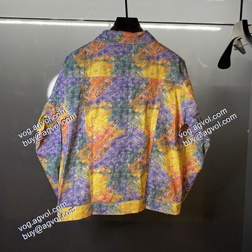 個性的なデザ ルイ ヴィトンブランド 偽物 通販 2021秋冬 ルイ ヴィトン LOUIS VUITTON ハーフコート 楽に着用出来る