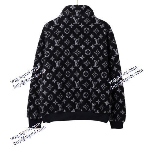 ウールコート 優美なファー使い 2021秋冬 ルイ ヴィトン LOUIS VUITTON 人気新品★超特価★ ルイ ヴィトンコピーブランド