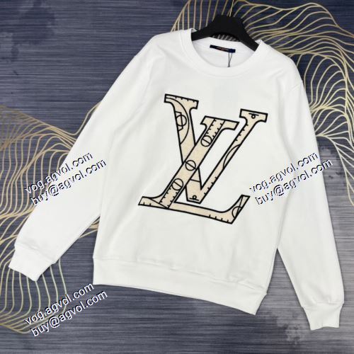 2色可選 ルイ ヴィトン偽物ブランド 2021秋冬 ルイ ヴィトン LOUIS VUITTON 男女兼用パーカー 存在感のある 着心地抜群