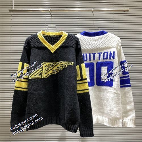 選べる極上 2021秋冬 ルイ ヴィトン LOUIS VUITTON 2色可選 ニットパーカー 大好評 ルイ ヴィトンブランドコピー
