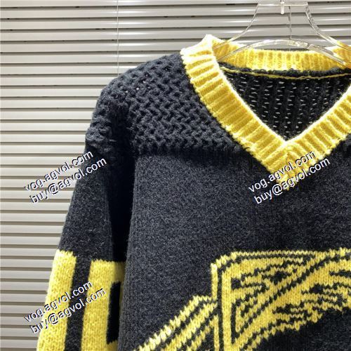 選べる極上 2021秋冬 ルイ ヴィトン LOUIS VUITTON 2色可選 ニットパーカー 大好評 ルイ ヴィトンブランドコピー