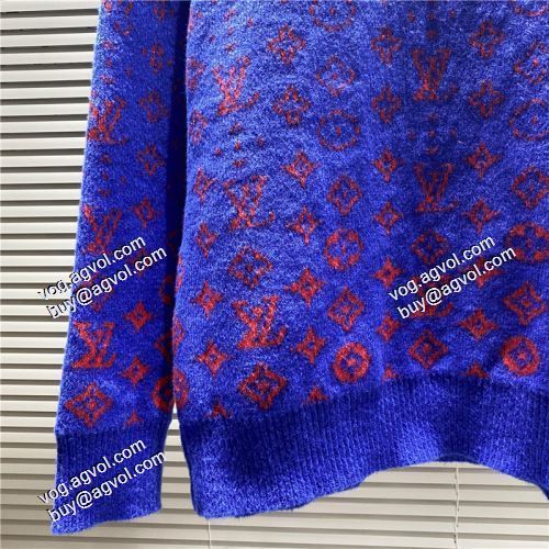 2021秋冬 ルイ ヴィトン LOUIS VUITTON リブ付 派手 海外セレブ愛用 LOUIS VUITTONスーパーコピー