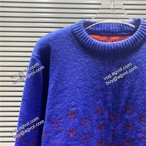 2021秋冬 ルイ ヴィトン LOUIS VUITTON リブ付 派手 海外セレブ愛用 LOUIS VUITTONスーパーコピー