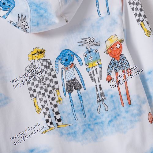 2色可選 2021秋冬 ルイ ヴィトン LOUIS VUITTON パーカー 幅広いジャンル 存在感のある LOUIS VUITTONブランドコピー
