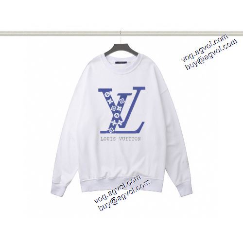 ルイ ヴィトンブランドコピー 厚手の生地 2021秋冬 ルイ ヴィトン LOUIS VUITTON 個性的なデザ 2色可選 プルオーバーパーカー