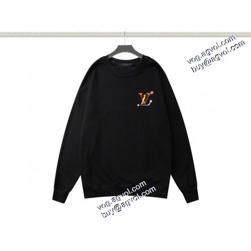 2021秋冬 ルイ ヴィトン LOUIS VUITTON 2色可選 海外セレブ愛用 ルイ ヴィトン偽物ブランド プルオーバーパーカー 男女兼用パーカー