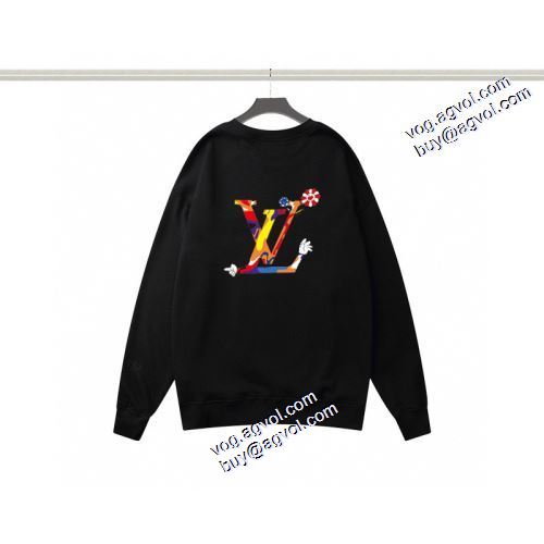 2021秋冬 ルイ ヴィトン LOUIS VUITTON 2色可選 海外セレブ愛用 ルイ ヴィトン偽物ブランド プルオーバーパーカー 男女兼用パーカー