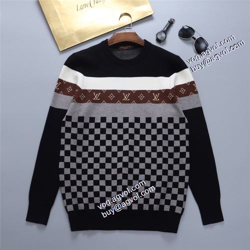セーター  オリジナルプリント ルイ ヴィトンブランド コピー 2021秋冬 ルイ ヴィトン LOUIS VUITTON 上品な輝きを放つ形