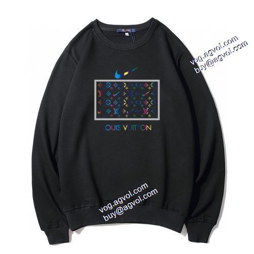 プルオーバーパーカー 存在感のある 2色可選  2021秋冬 ルイ ヴィトン LOUIS VUITTON 超目玉 ルイ ヴィトンブランド 偽物 通販