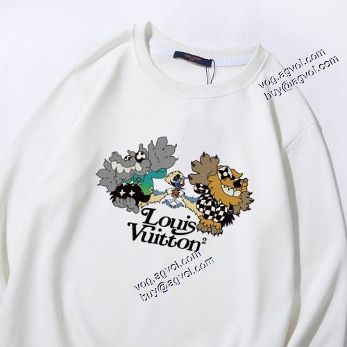 2021秋冬 ルイ ヴィトン LOUIS VUITTON 派手 2色可選 プルオーバーパーカー ファッション 人気 ルイ ヴィトンブランドコピー