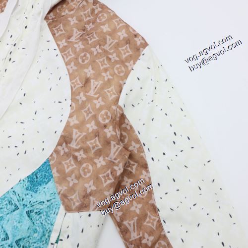 ジャケット 帽子付き ルイ ヴィトンコピーブランド 2021秋冬 ルイ ヴィトン LOUIS VUITTON ファション性の高い