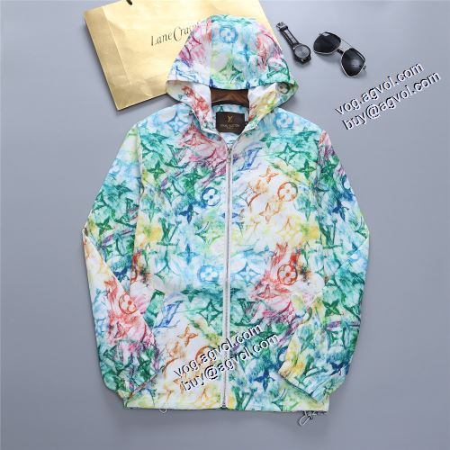軽量ジャケット 2021秋冬 ルイ ヴィトン LOUIS VUITTON 個性的 ブルゾン ルイ ヴィトンスーパーコピー 激安
