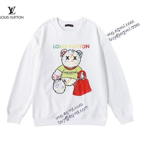 2021秋冬 ルイ ヴィトン LOUIS VUITTON 2色可選 ルイ ヴィトンコピー ブランド 選べる極上 プルオーバーパーカー おしゃれさ抜群パーカ