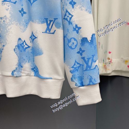 スタイリッシュな印象 ルイ ヴィトンスーパーコピー プルオーバーパーカー スタイリッシュ 2021秋冬 ルイ ヴィトン LOUIS VUITTON