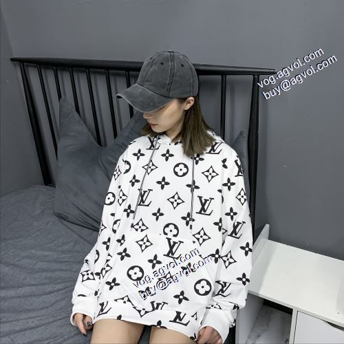 パーカー 男女兼用 ルイ ヴィトンスーパーコピー 激安 大好評 2021秋冬 ルイ ヴィトン LOUIS VUITTON
