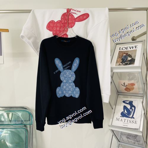 2色可選 派手 プルオーバーパーカー セール中 ルイ ヴィトンブランド コピー 2021秋冬 ルイ ヴィトン LOUIS VUITTON