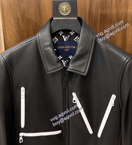 革ジャンパー 上質 ルイ ヴィトンスーパーコピー 最安値に挑戦 2021秋冬 ルイ ヴィトン LOUIS VUITTON