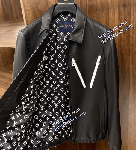 革ジャンパー 上質 ルイ ヴィトンスーパーコピー 最安値に挑戦 2021秋冬 ルイ ヴィトン LOUIS VUITTON
