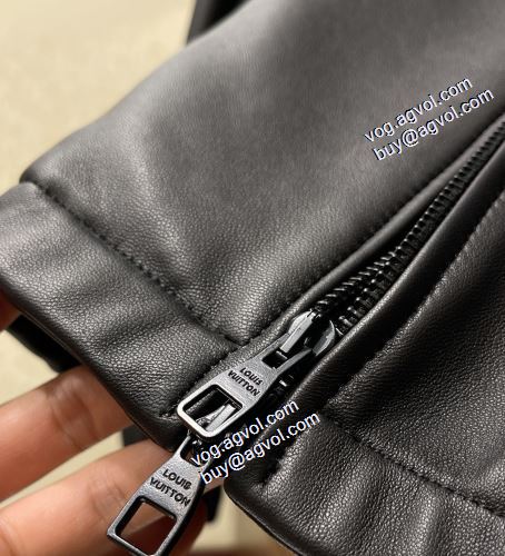 革ジャンパー 上質 ルイ ヴィトンスーパーコピー 最安値に挑戦 2021秋冬 ルイ ヴィトン LOUIS VUITTON