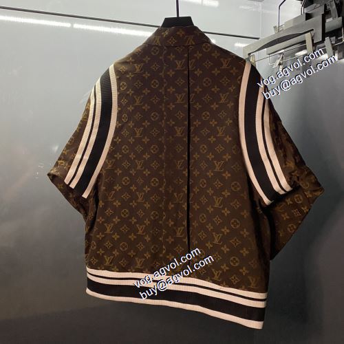 先行販売 ルイ ヴィトンブランドコピー 2021秋冬 ルイ ヴィトン LOUIS VUITTON ブルゾン 艶やかなコート