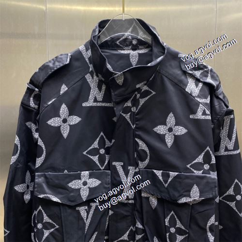 2021秋冬 ルイ ヴィトン LOUIS VUITTON ルイ ヴィトンコピー 個性的 セットアップ上下 2色可選 大花プリント