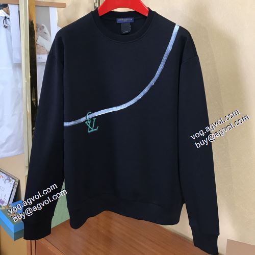 2021秋冬 ルイ ヴィトン LOUIS VUITTON 最安値に挑戦 ルイ ヴィトンブランド コピー プルオーバーパーカー 大好評
