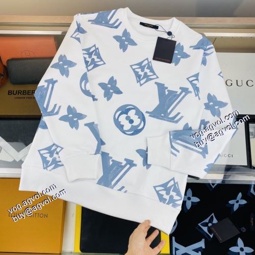 2021秋冬 ルイ ヴィトン LOUIS VUITTON 豊富なサイズ 2色可選 プルオーバーパーカー ルイ ヴィトンブランド 偽物 通販 ロゴパーカー