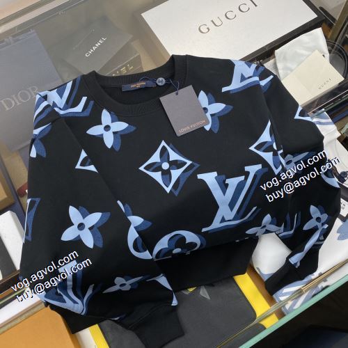2021秋冬 ルイ ヴィトン LOUIS VUITTON 豊富なサイズ 2色可選 プルオーバーパーカー ルイ ヴィトンブランド 偽物 通販 ロゴパーカー