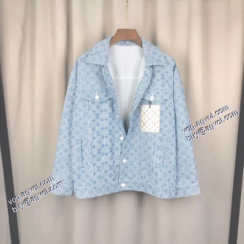 綺麗に決まるフォルム！ジャケット ルイ ヴィトンブランドスーパーコピー 2021秋冬 ルイ ヴィトン LOUIS VUITTON シンプルなデザイン
