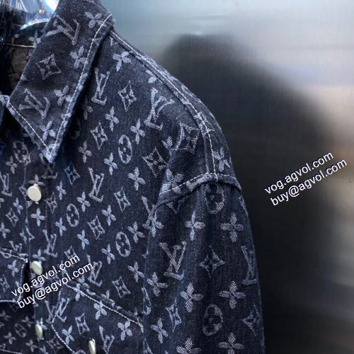 2色可選 デニムジャケット 厚手 ルイ ヴィトンスーパーコピー 激安 2021秋冬 ルイ ヴィトン LOUIS VUITTON 選べる極上