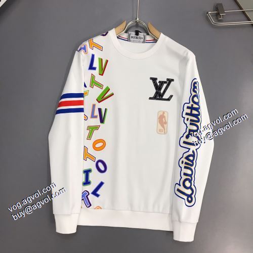 2色可選 プルオーバーパーカー 英字 2021秋冬 ルイ ヴィトン LOUIS VUITTON ファッション 人気 ルイ ヴィトンコピー