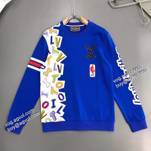 2色可選 プルオーバーパーカー 英字 2021秋冬 ルイ ヴィトン LOUIS VUITTON ファッション 人気 ルイ ヴィトンコピー