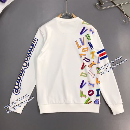 2色可選 プルオーバーパーカー 英字 2021秋冬 ルイ ヴィトン LOUIS VUITTON ファッション 人気 ルイ ヴィトンコピー