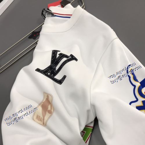 2色可選 プルオーバーパーカー 英字 2021秋冬 ルイ ヴィトン LOUIS VUITTON ファッション 人気 ルイ ヴィトンコピー