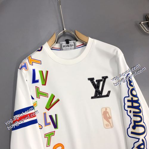2色可選 プルオーバーパーカー 英字 2021秋冬 ルイ ヴィトン LOUIS VUITTON ファッション 人気 ルイ ヴィトンコピー