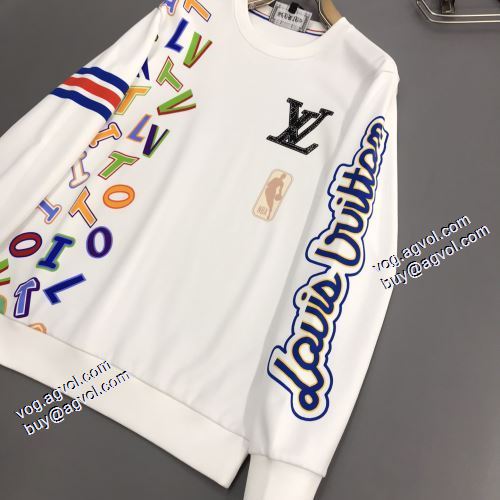 2色可選 プルオーバーパーカー 英字 2021秋冬 ルイ ヴィトン LOUIS VUITTON ファッション 人気 ルイ ヴィトンコピー