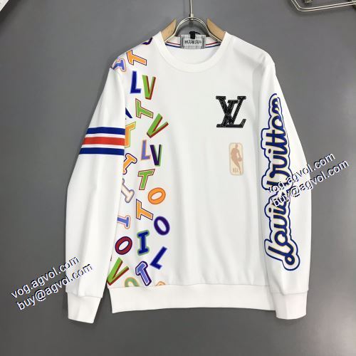 2色可選 プルオーバーパーカー 英字 2021秋冬 ルイ ヴィトン LOUIS VUITTON ファッション 人気 ルイ ヴィトンコピー