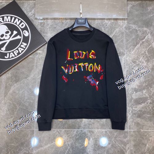 派手 ルイ ヴィトンスーパーコピー激安 2色可選 プルオーバーパーカー セール中 2021秋冬 ルイ ヴィトン LOUIS VUITTON