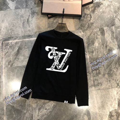3色可選 2021秋冬 ルイ ヴィトン LOUIS VUITTON 高級感ある ルイ ヴィトンコピーブランド プルオーバーパーカー 防寒