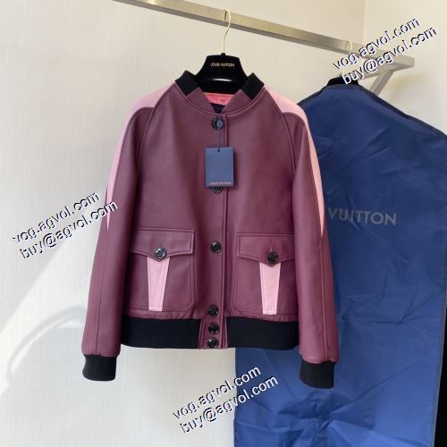 2021秋冬 ルイ ヴィトン LOUIS VUITTON ルイ ヴィトンブランド コピー 一番人気の新作はこれ 革ジャケット 上質 満足できるコート