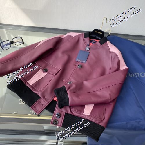 2021秋冬 ルイ ヴィトン LOUIS VUITTON ルイ ヴィトンブランド コピー 一番人気の新作はこれ 革ジャケット 上質 満足できるコート