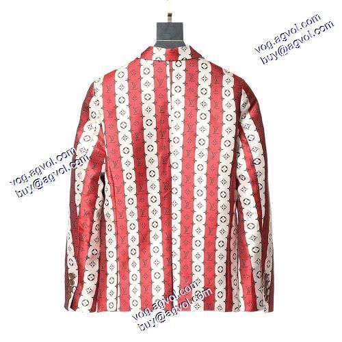 2021秋冬 ルイ ヴィトン LOUIS VUITTON 人目を惹くデザイン 利便性に優れ ルイ ヴィトン偽物ブランド ジャケット 適度な厚み
