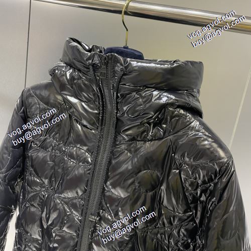 2021秋冬 ルイ ヴィトン LOUIS VUITTON ルイ ヴィトンブランド コピー 長く愛用できる 綿入れ 光沢のある フードづき