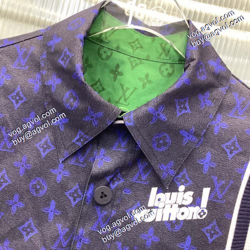 ルイ ヴィトン偽物ブランド 2021秋冬 ルイ ヴィトン LOUIS VUITTON 2色可選 セール中 ブルゾン プリント柄 こだわりのコート