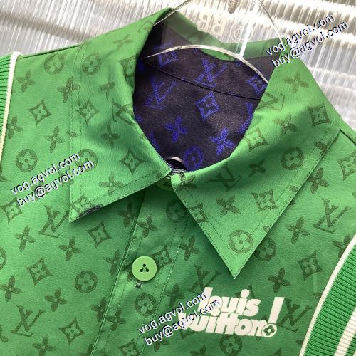 ルイ ヴィトン偽物ブランド 2021秋冬 ルイ ヴィトン LOUIS VUITTON 2色可選 セール中 ブルゾン プリント柄 こだわりのコート