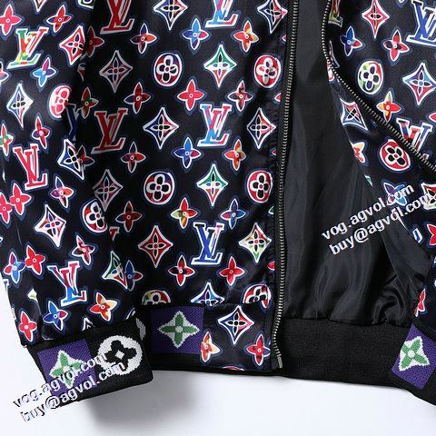 プリント柄 高品質 人気 ルイ ヴィトン偽物ブランド 2021秋冬 ルイ ヴィトン LOUIS VUITTON ブルゾン 楽に着用出来る